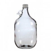 Бутыль стеклянная, 5 литров.